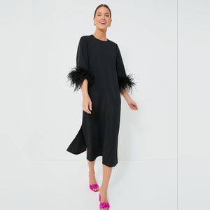 EUC Tuckernuck Black Feather "Jamie" Dress, XS